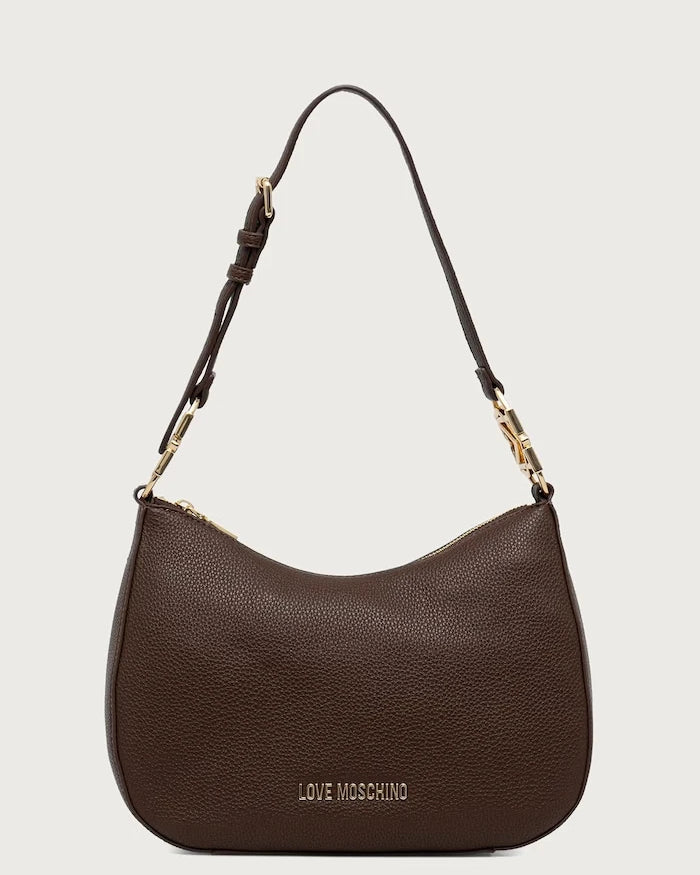 Love Moschino suni deri kadın hobo çanta