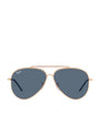 Ray-Ban Gold Classic Aviator Sunglasses