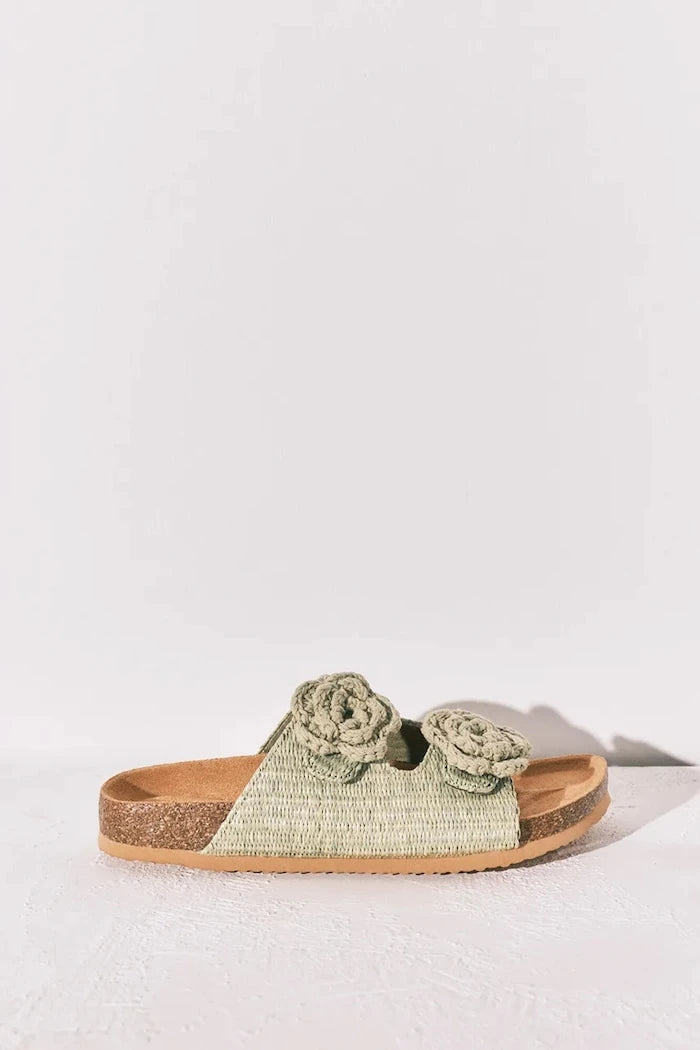women'secret MMT FLOWER BIO GREEN kadın terlik