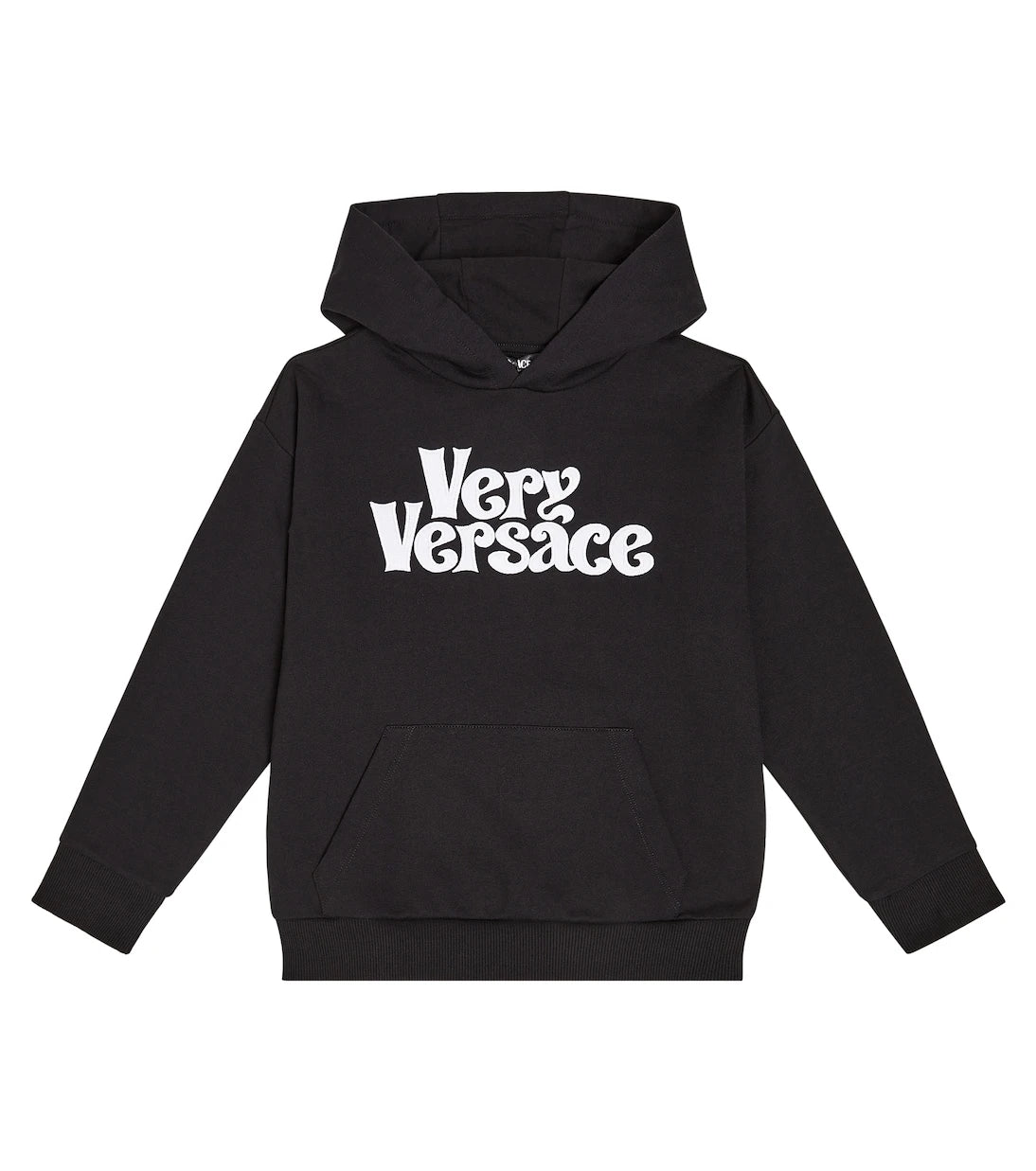 Versace Kids - Printed cotton jersey hoodie