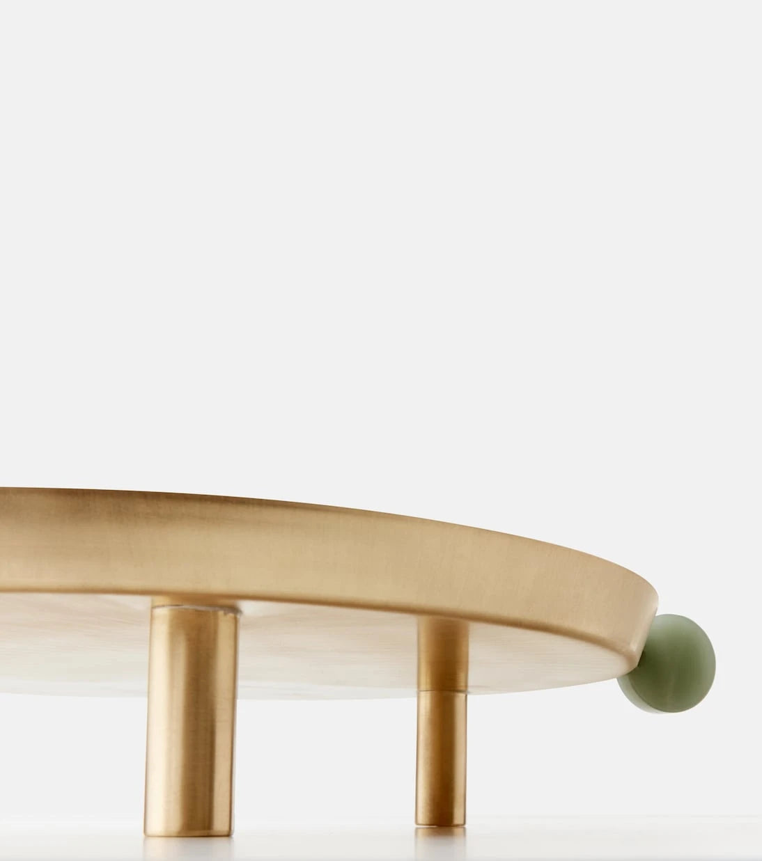 Natalia Criado - Embellished gold-plated tray