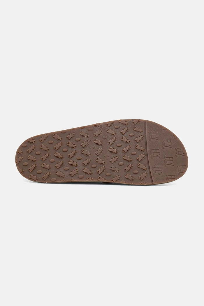 Fly London erkek düz tabanlı süet sandalet MARM391FLY