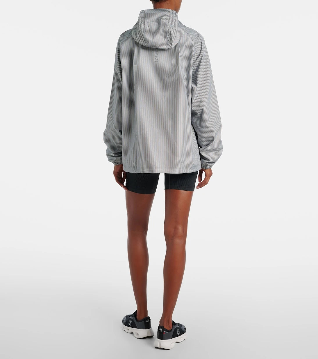 Loewe - x On Storm striped half-zip jacket