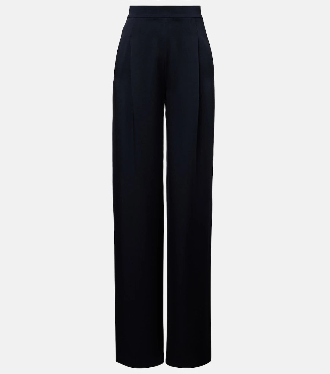 Max Mara - Dritto crêpe satin wide-leg pants