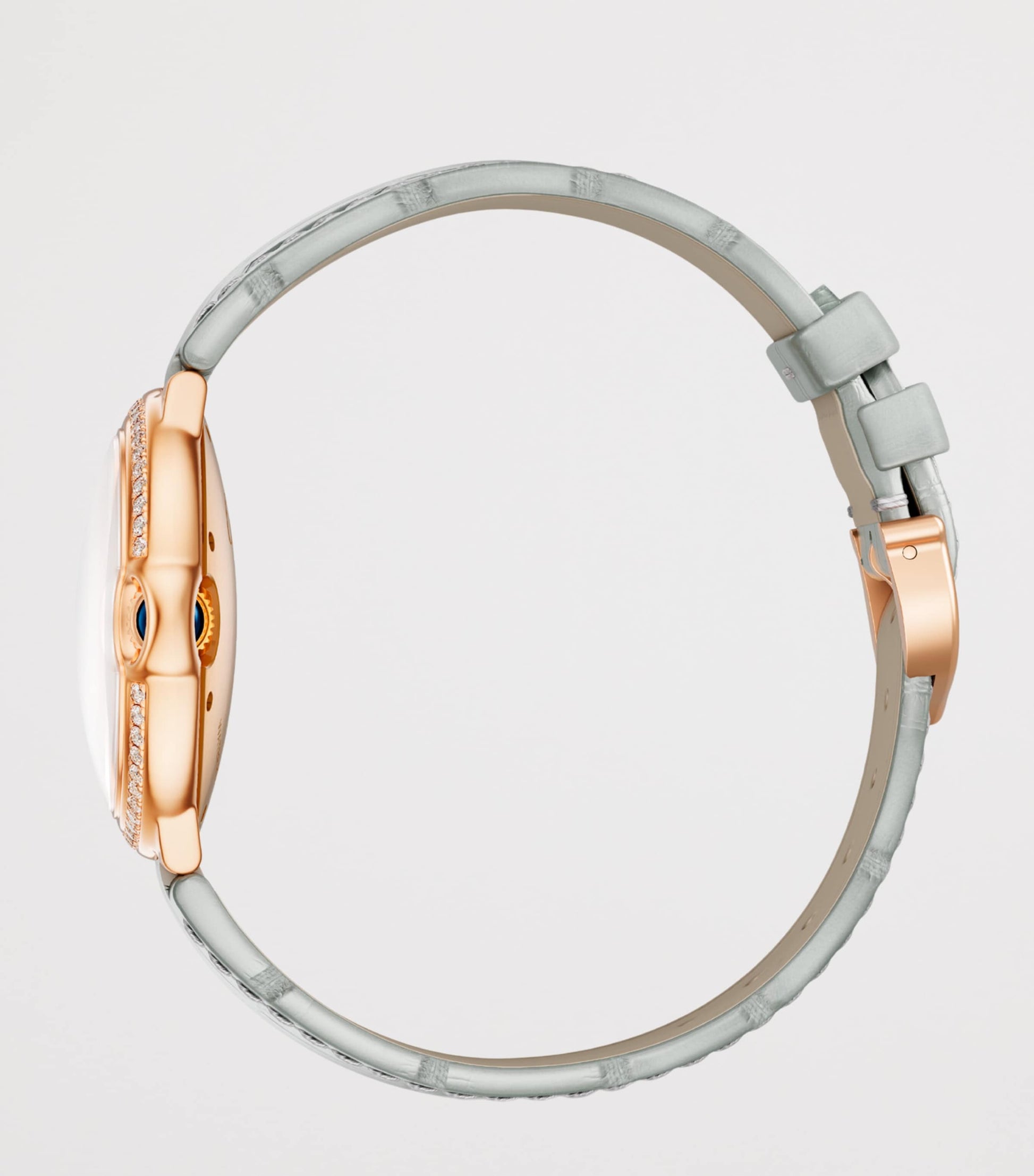 Rose Gold and Diamond Ballon Bleu de Cartier Watch 36mm