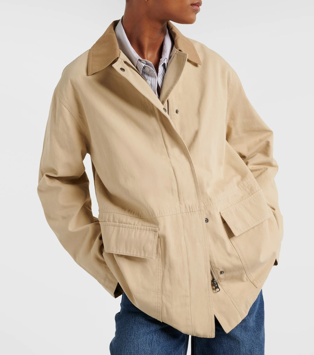 Velvet - Rosa cotton gabardine jacket