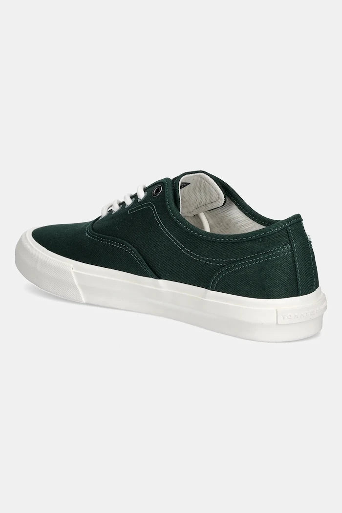 Ниски кецове Tommy Hilfiger TH HI VULC LOW OXFORD TWILL