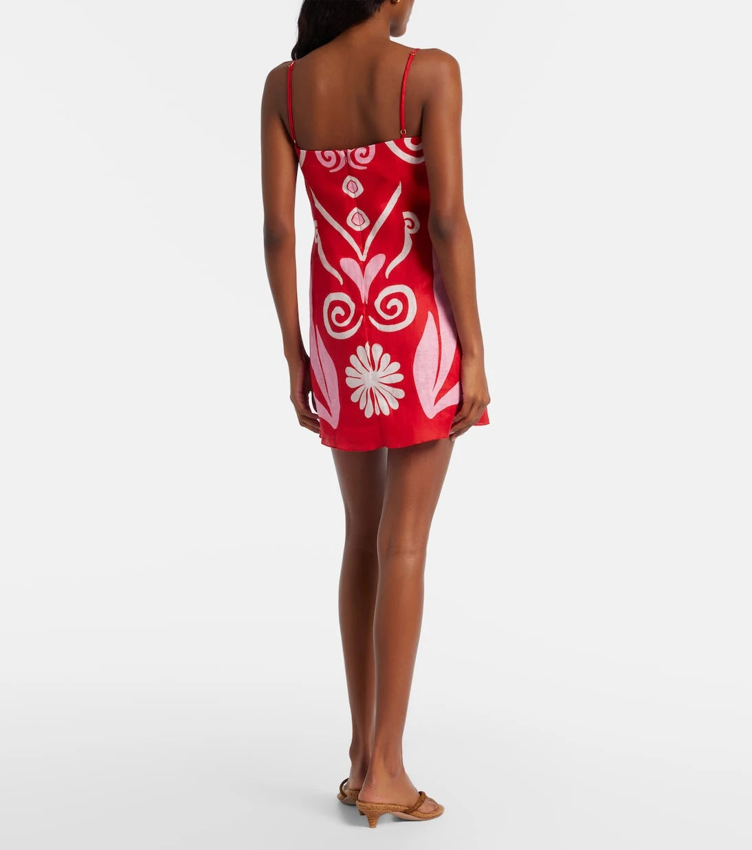 Cala de la Cruz - Ancona printed linen minidress