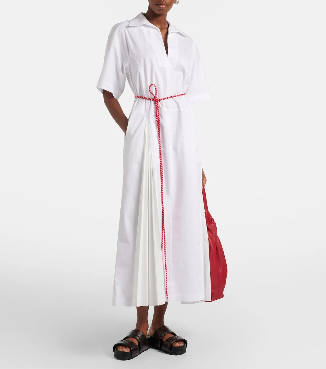 Plan C - Cotton-blend shirt dress
