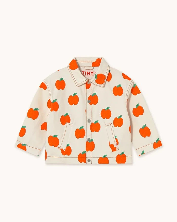 Детско памучно яке Tinycottons APPLES JACKET