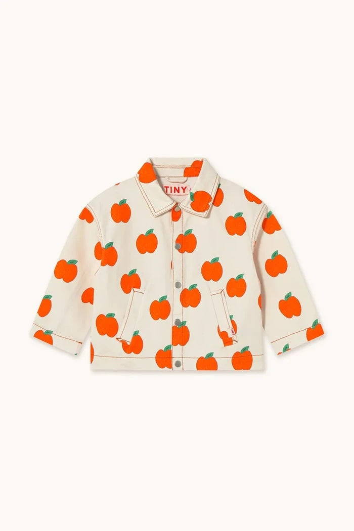 Детско памучно яке Tinycottons APPLES JACKET