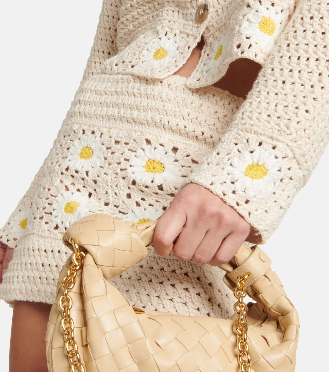 Alanui - Daisy crocheted miniskirt