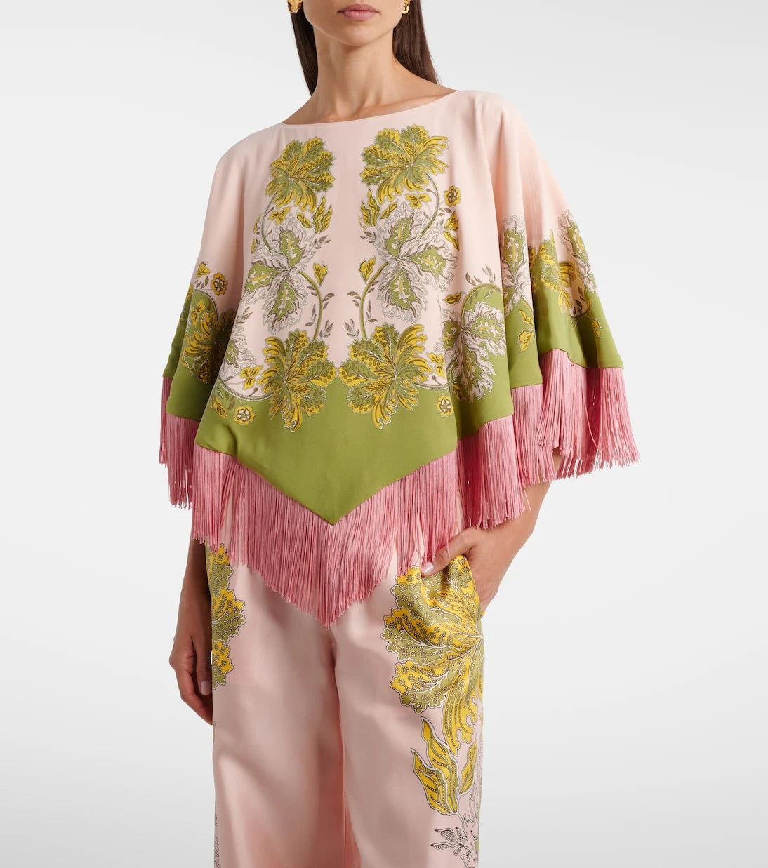La DoubleJ - Swathe Placée reversible satin poncho
