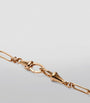 Yellow Gold Knuckle Classic Link Chain Necklace