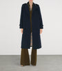 Blue Gabardine Long Waterloo Heritage Trench Coat
