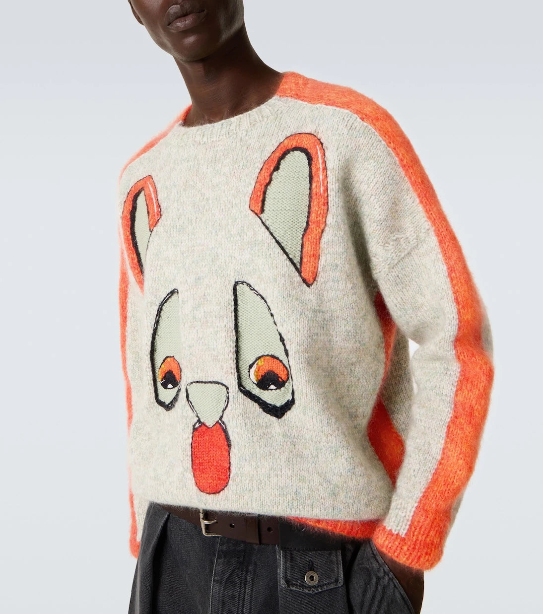 Loewe - x Louis Wain intarsia wool-blend sweater