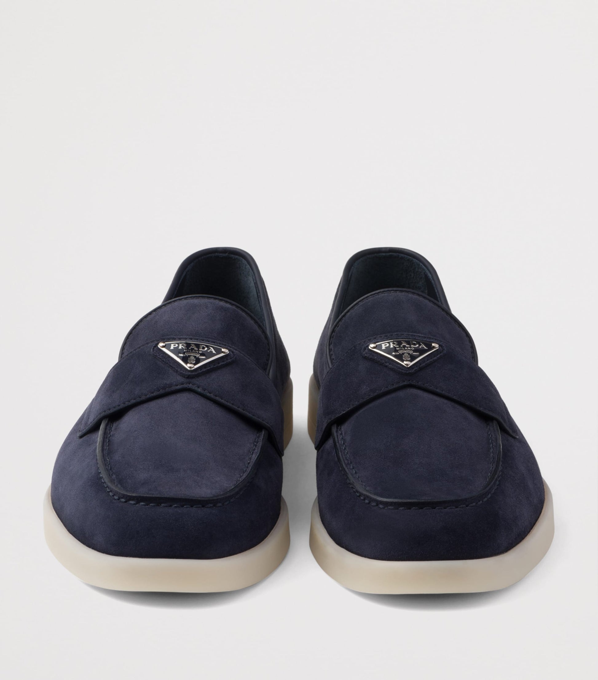 Suede Triangle Loafers