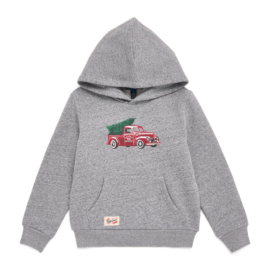 Ralph Lauren Kids Cotton-Blend Truck Print Hoodie (2-7 Years)