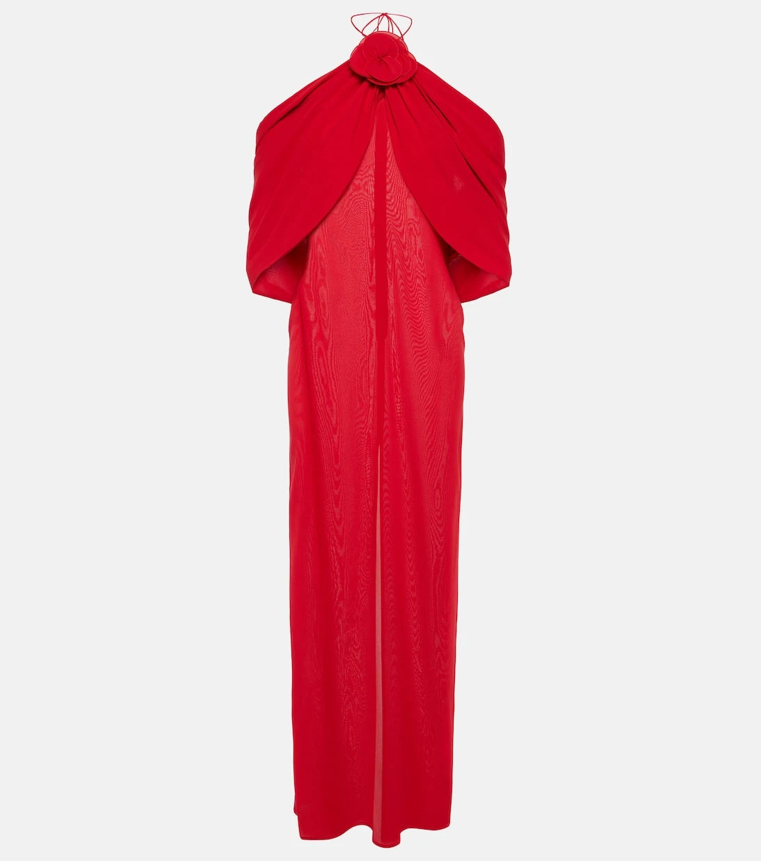 Magda Butrym - Floral-appliqué silk blend gown