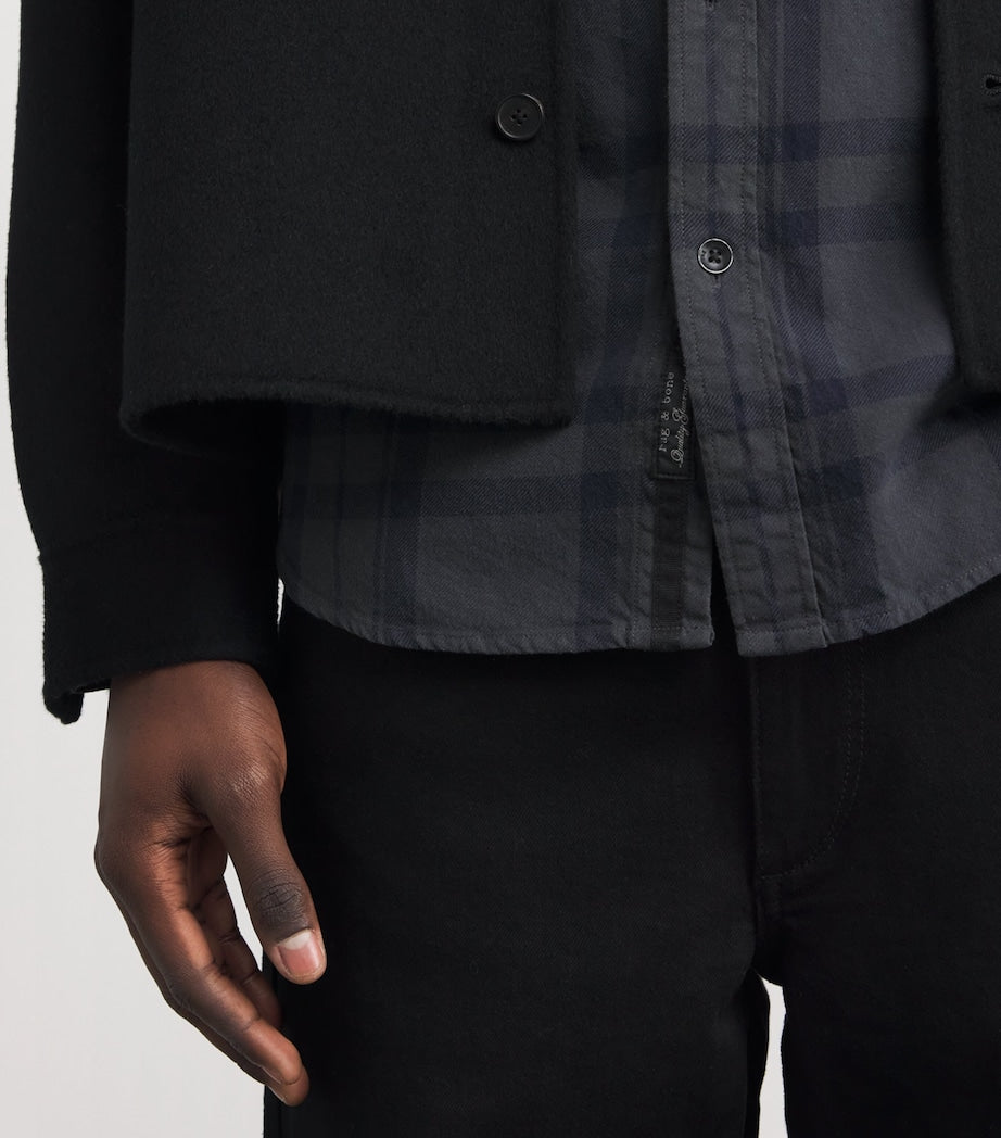 Rag & Bone Cotton Check Shirt