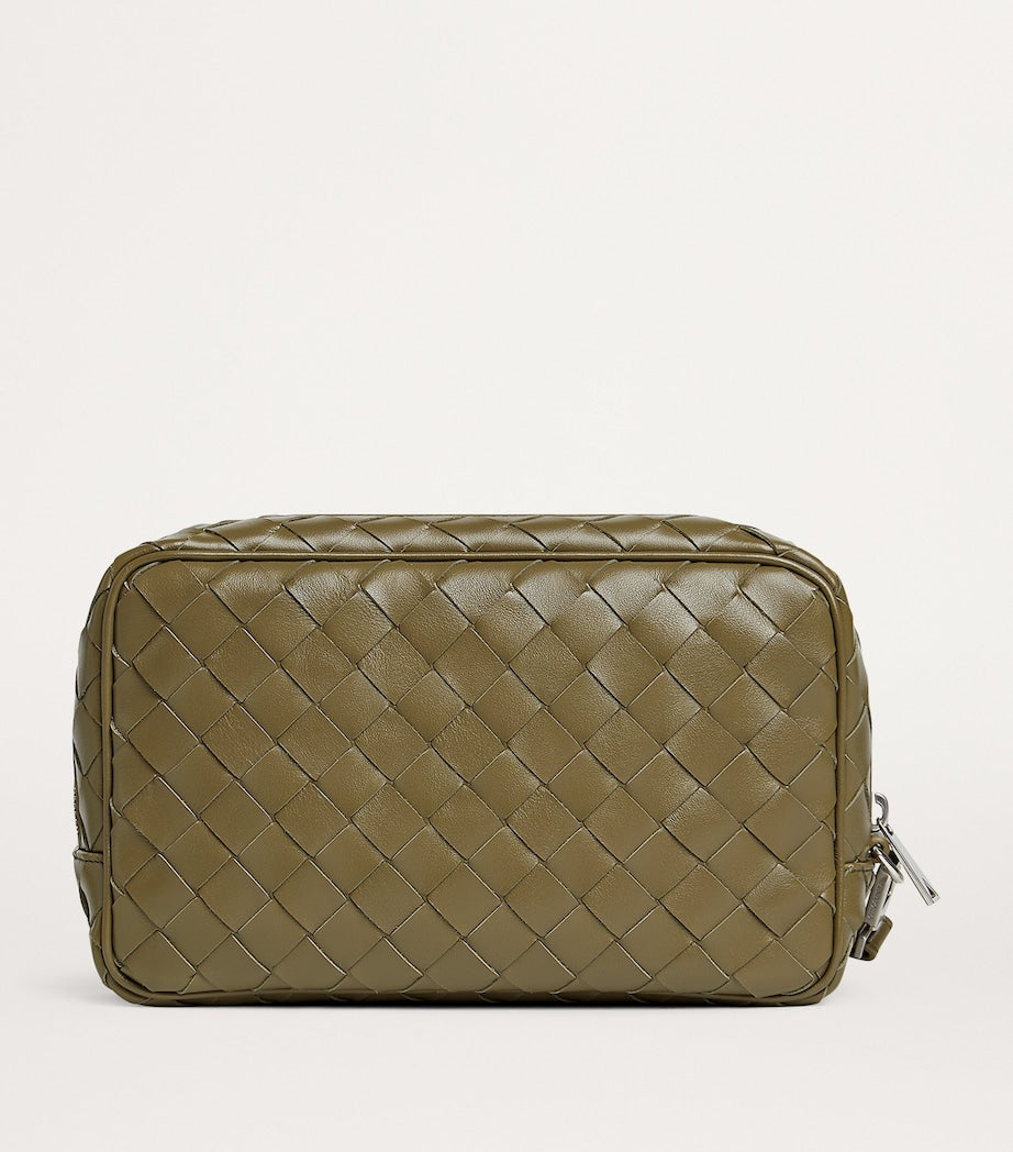Bottega Veneta Leather Intrecciato Pouch