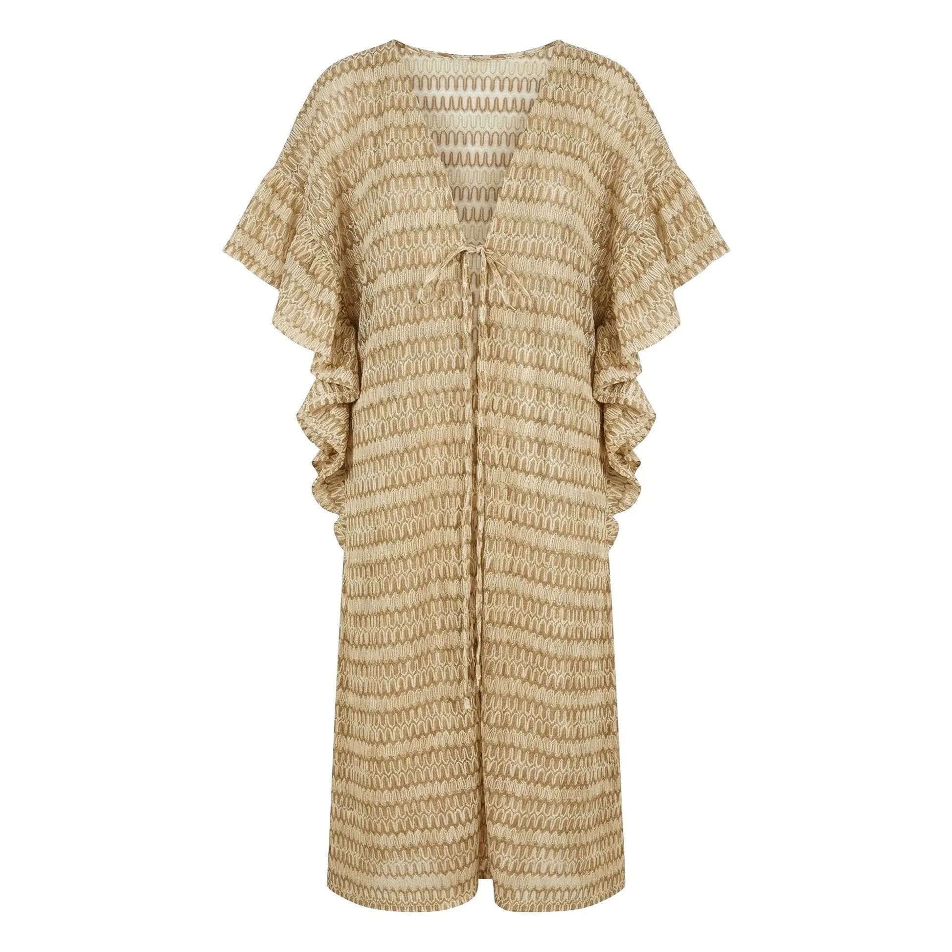 Lison Paris - Caftan Sunset Crochet | White