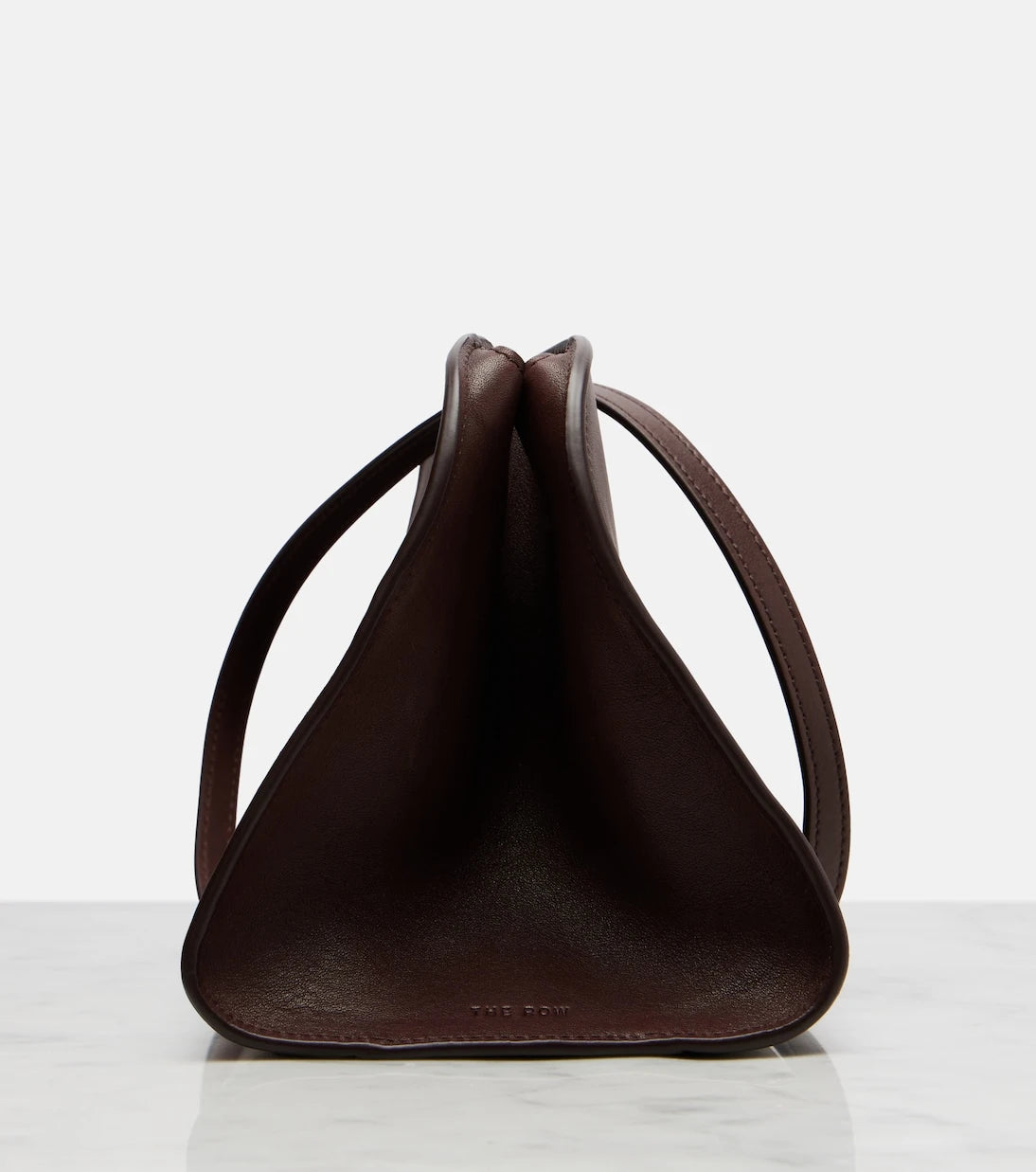 The Row - Peggy Medium leather clutch