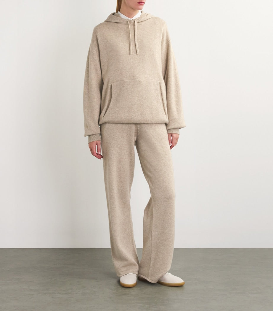 Cashmere Wide-Leg Sweatpants
