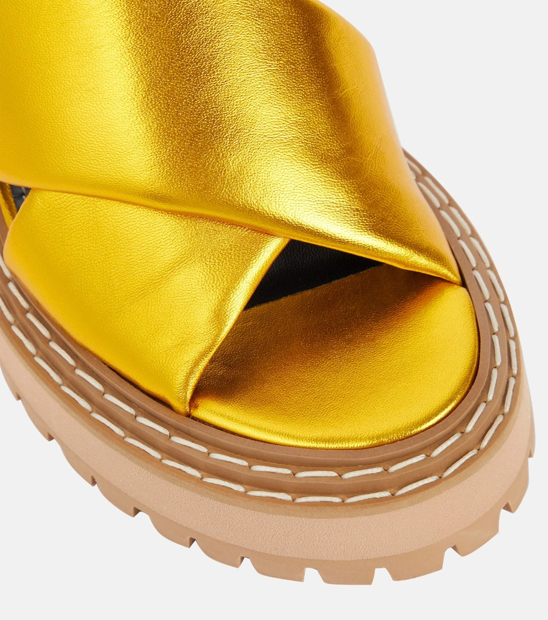 Proenza Schouler - Metallic leather sandals