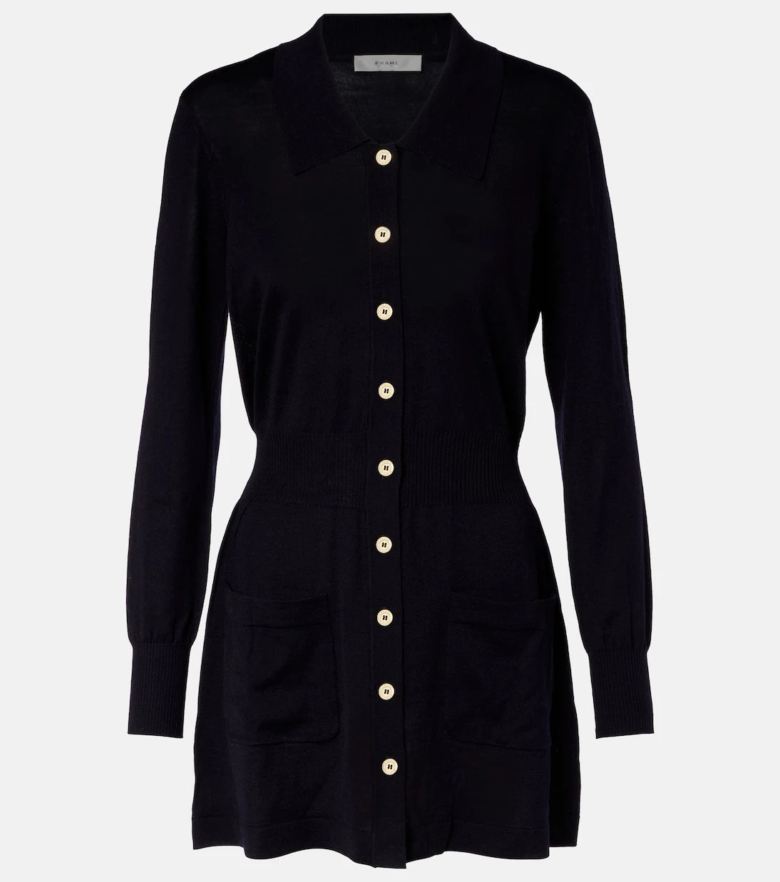 Frame - Wool polo dress