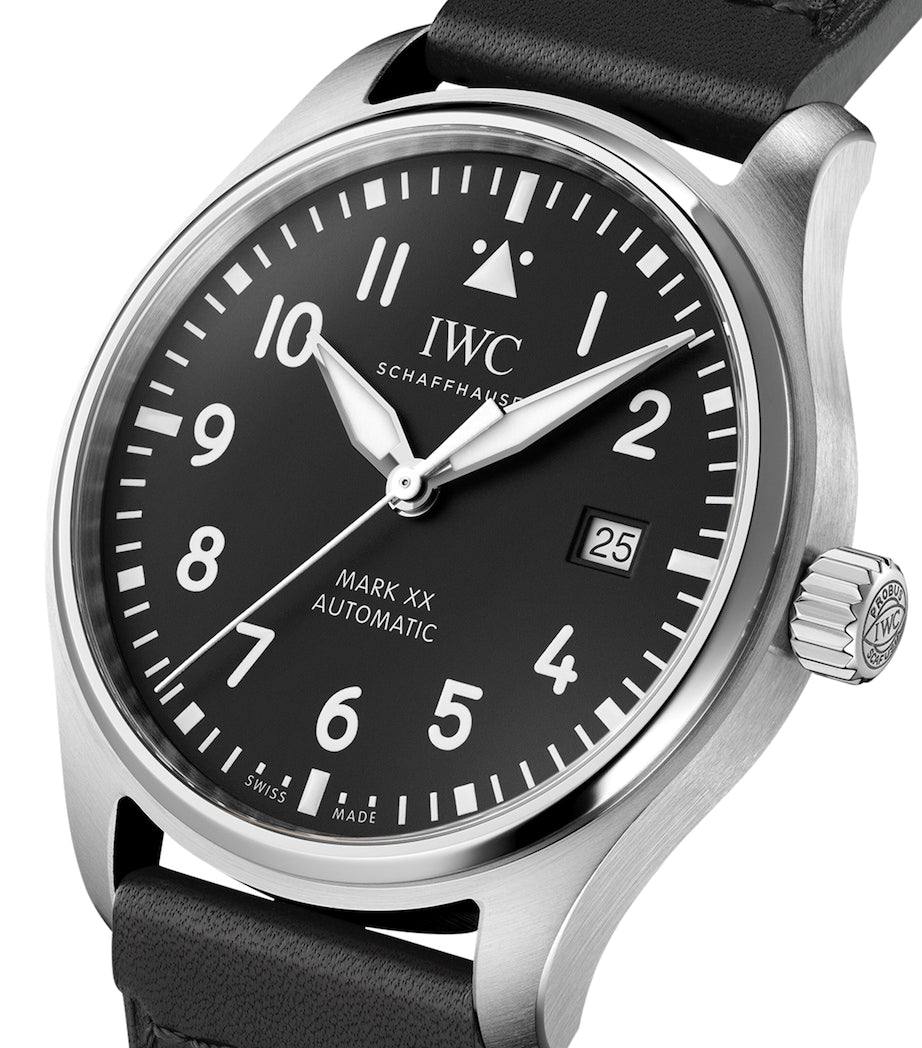 IWC Schaffhausen Stainless Steel Pilot XVIII Watch 40mm
