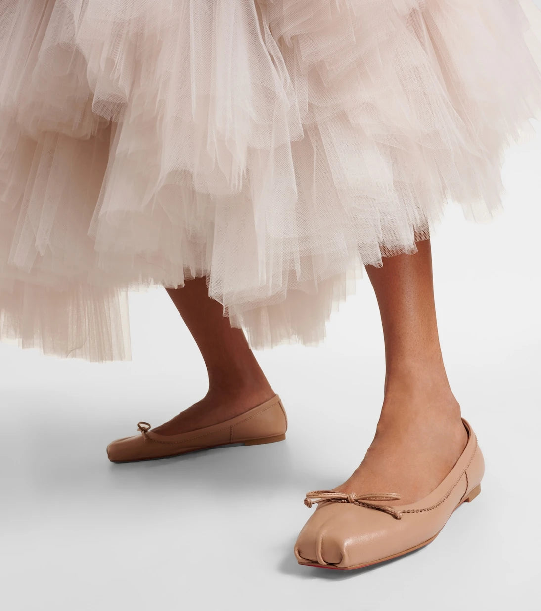 Christian Louboutin - Mamadrague leather ballet flats