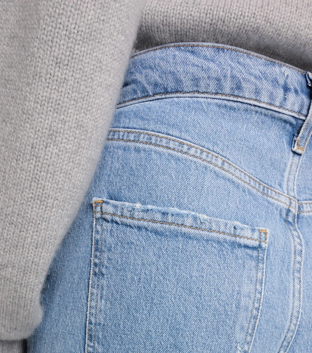 Agolde - Riley high-rise straight jeans