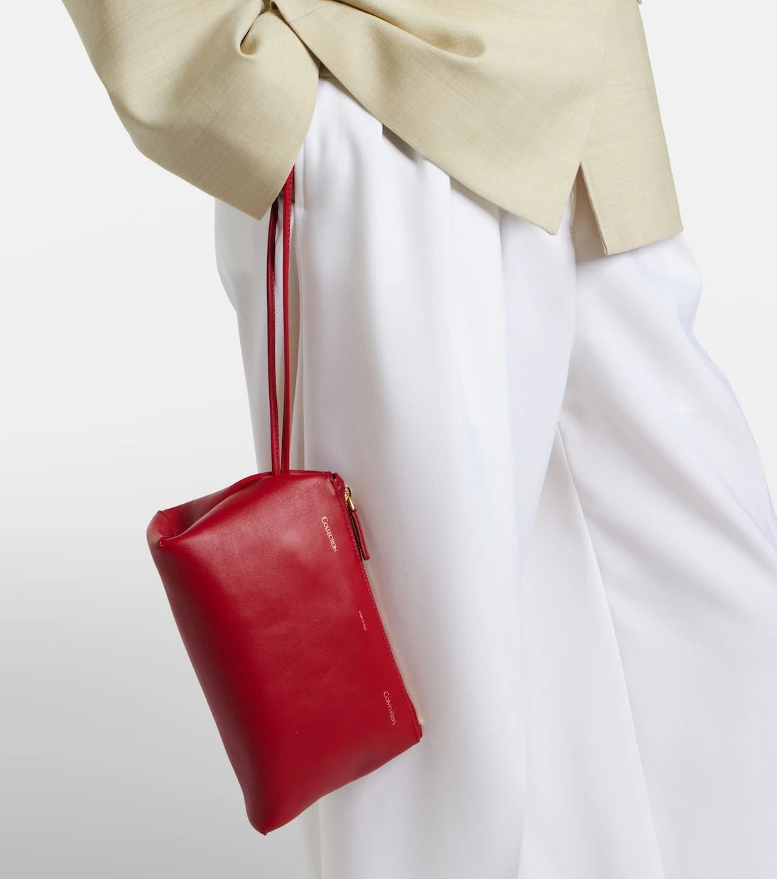 Calvin Klein Collection - Essential Case Mini leather clutch