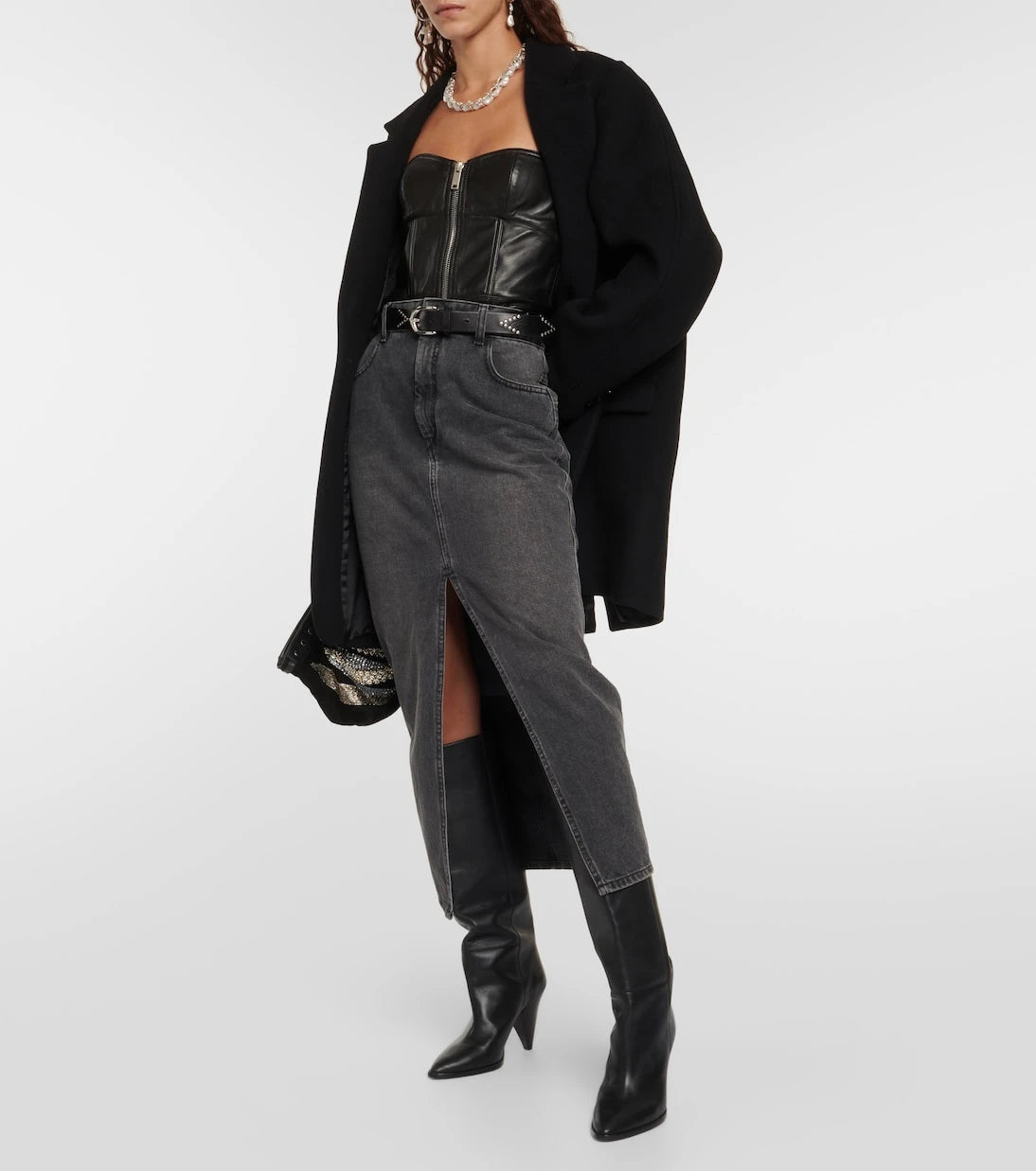 Isabel Marant - Etna leather bustier