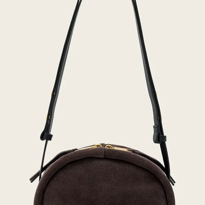 AllSaints ROSALIE kadın süet crossbody çanta