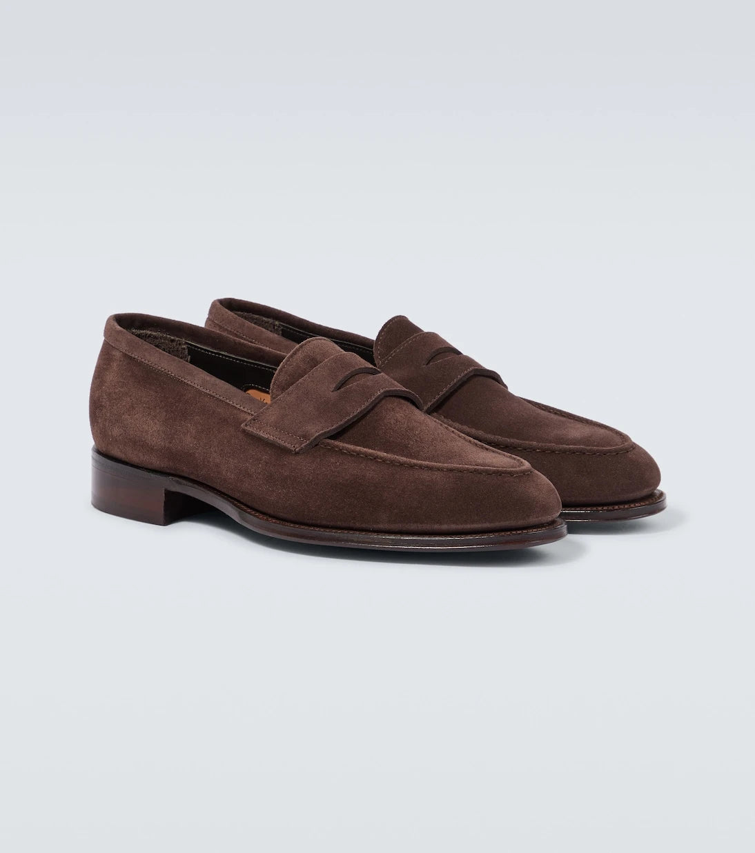 George Cleverley - Bradley II suede penny loafers