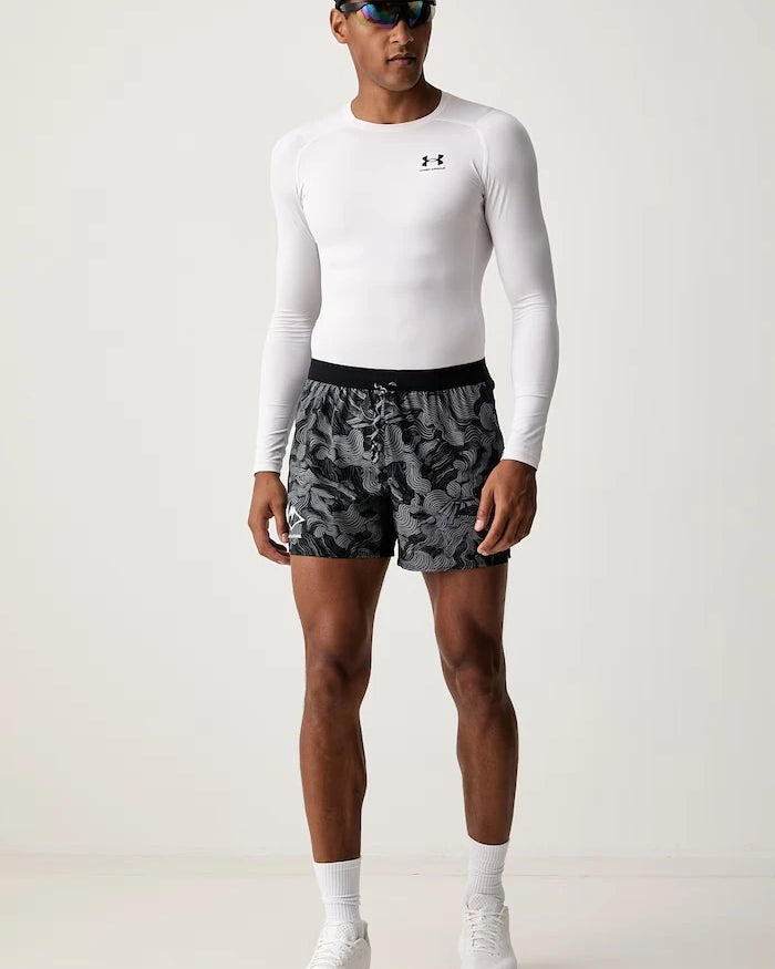 Asics erkek spor şort FUJITRAIL ALL OVER PRINT 5IN SHORT