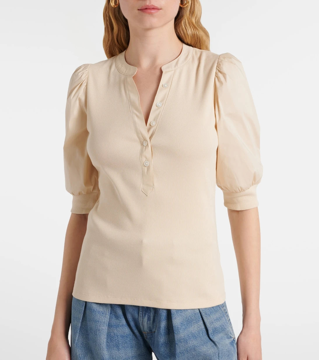 Veronica Beard - Coralee cotton-blend top