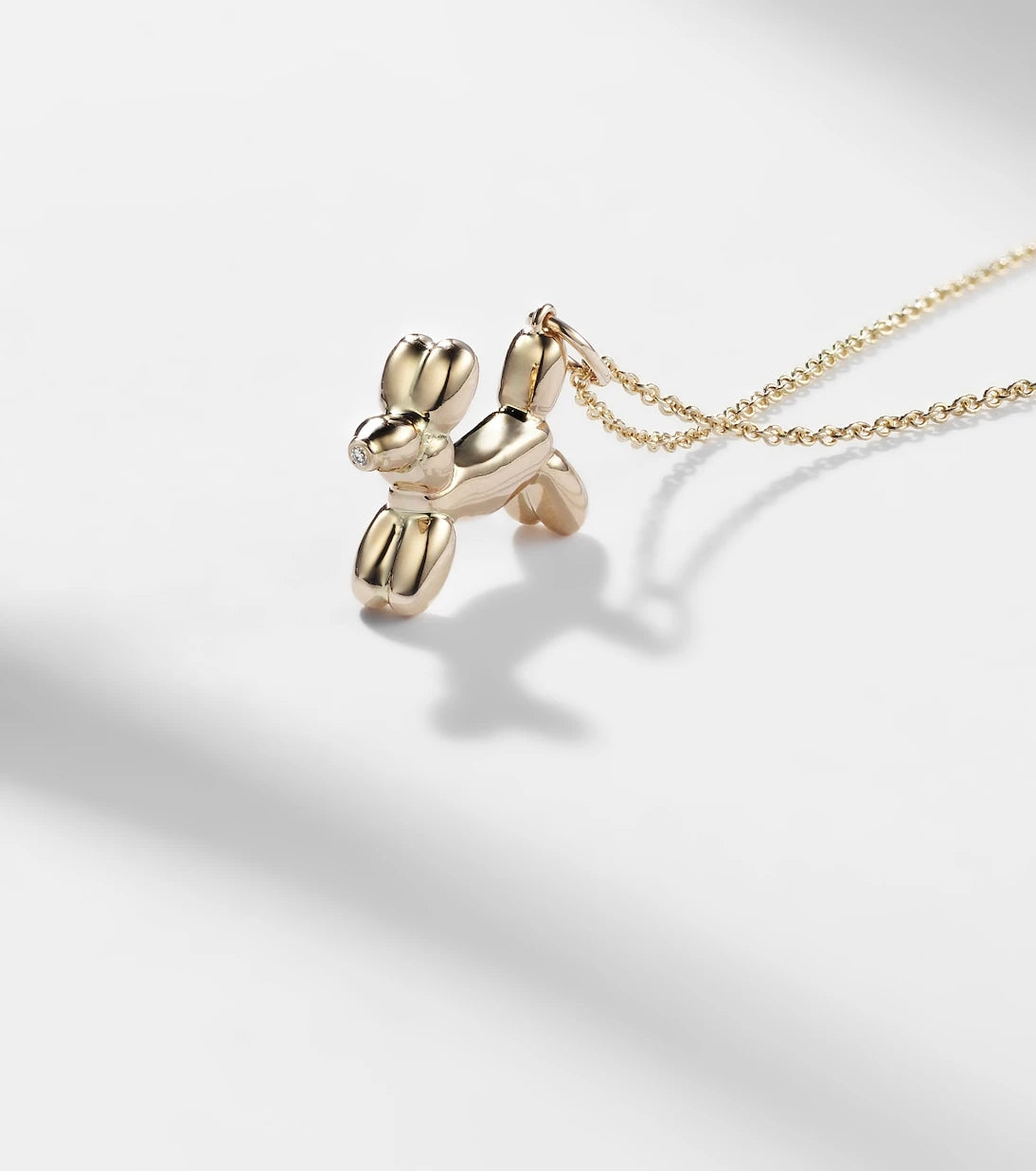 Sydney Evan - 14kt gold charm necklace with diamond