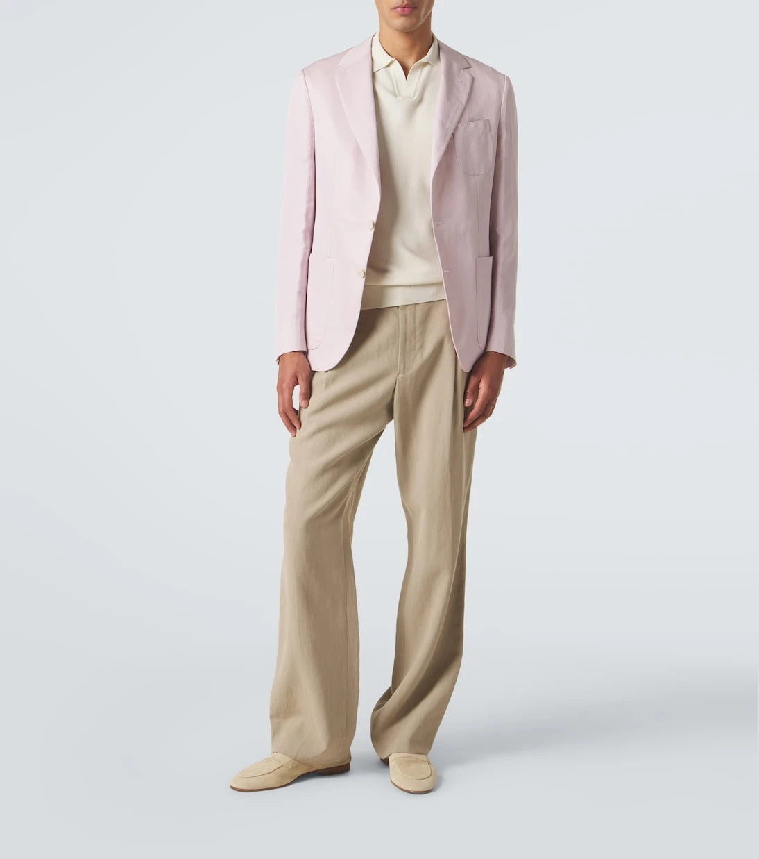 Canali - Cotton and silk polo shirt