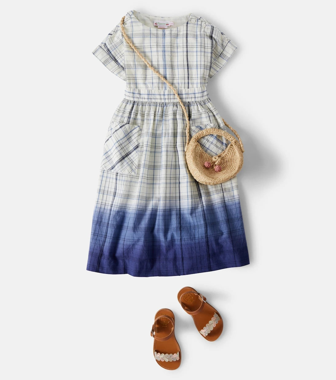 Bonpoint - Edelweiss checked cotton dress