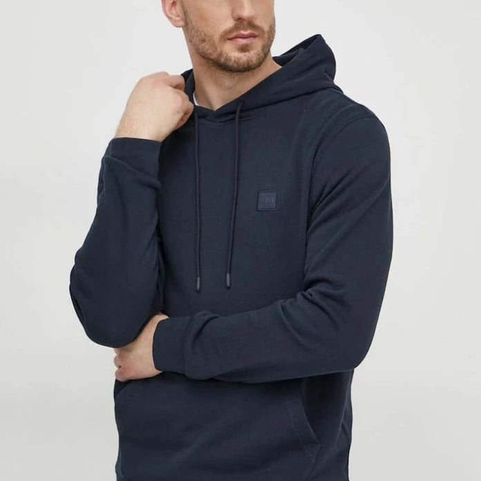BOSS Orange Kapüşonlu Erkek Pamuklu Sweatshirt Wetalk