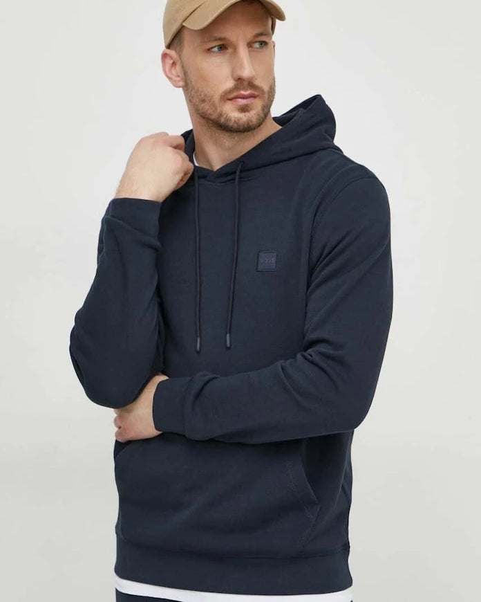 BOSS Orange Kapüşonlu Erkek Pamuklu Sweatshirt Wetalk