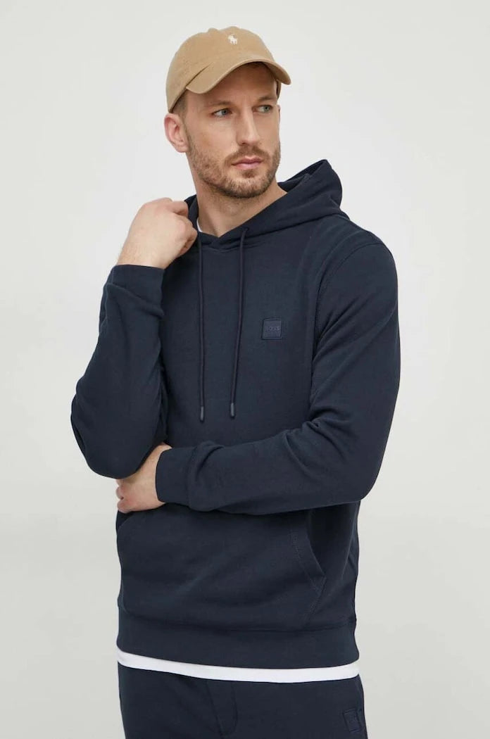 BOSS Orange Kapüşonlu Erkek Pamuklu Sweatshirt Wetalk