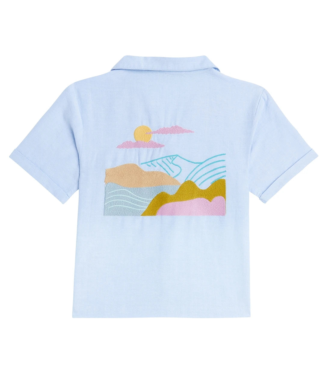 Louise Misha - Lov embroidered cotton shirt
