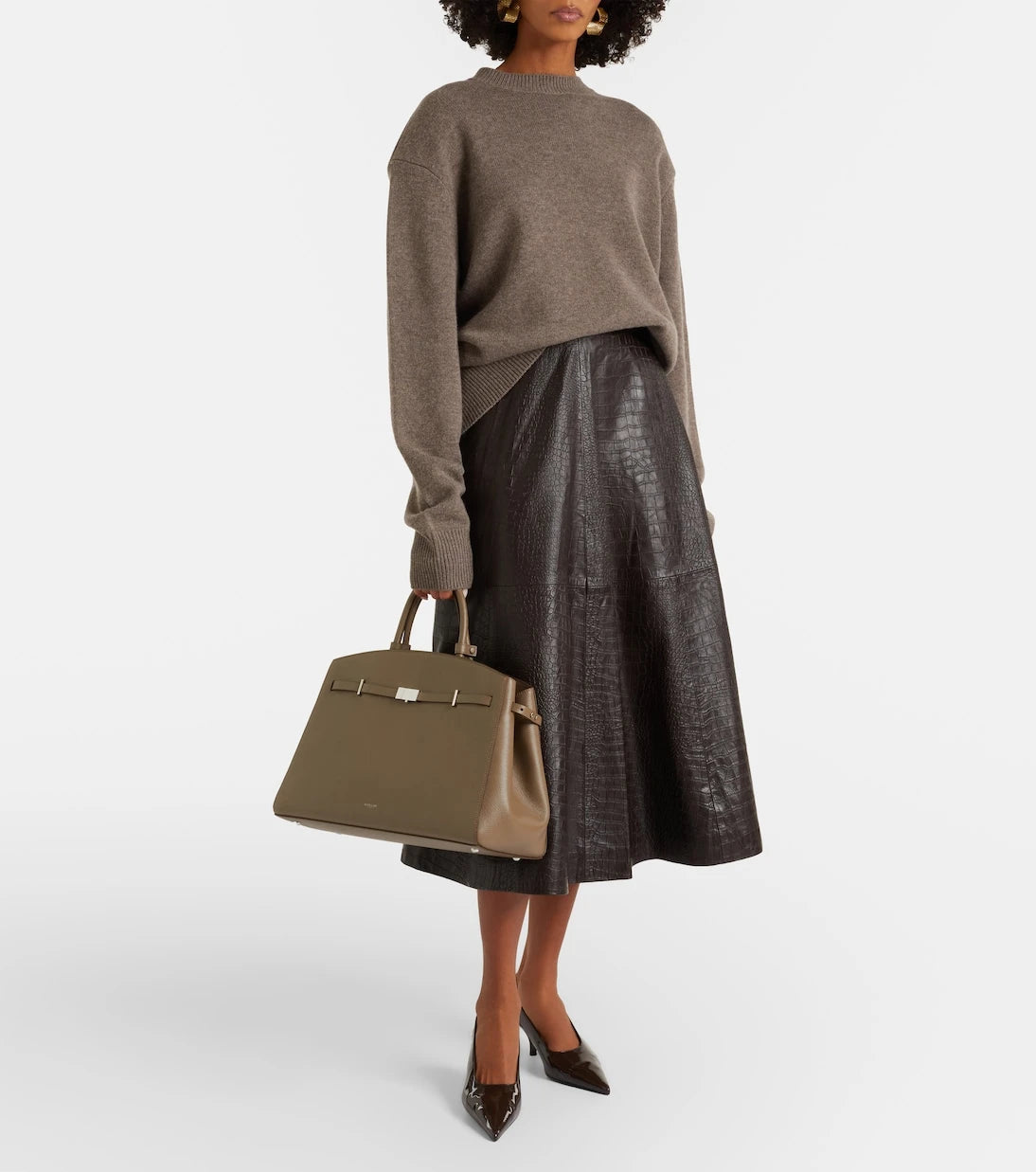 DeMellier - Hudson leather top-handle bag
