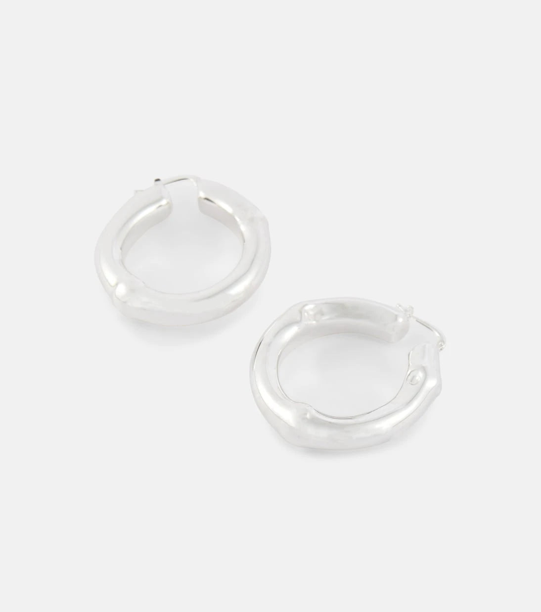 Jil Sander - Small Bamboo hoop earrings