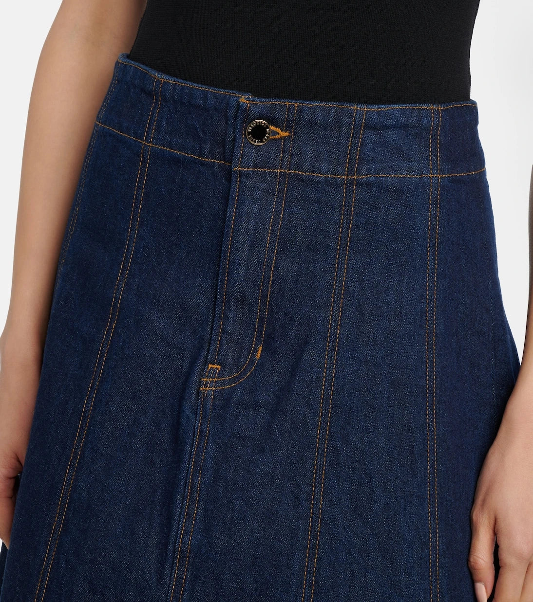 Veronica Beard - Alix denim midi skirt