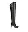 Chloé Black Leather Eve Over-The-Knee Boots 85